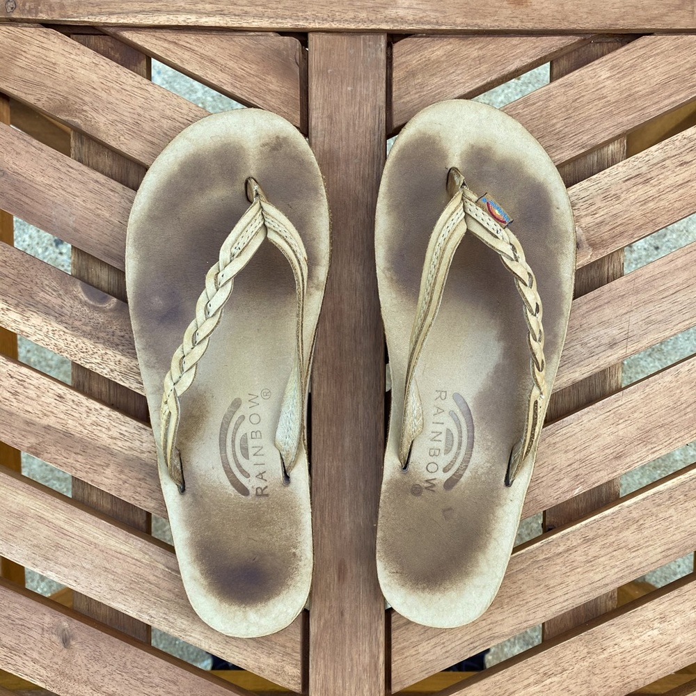 Braided Rainbow Sandals